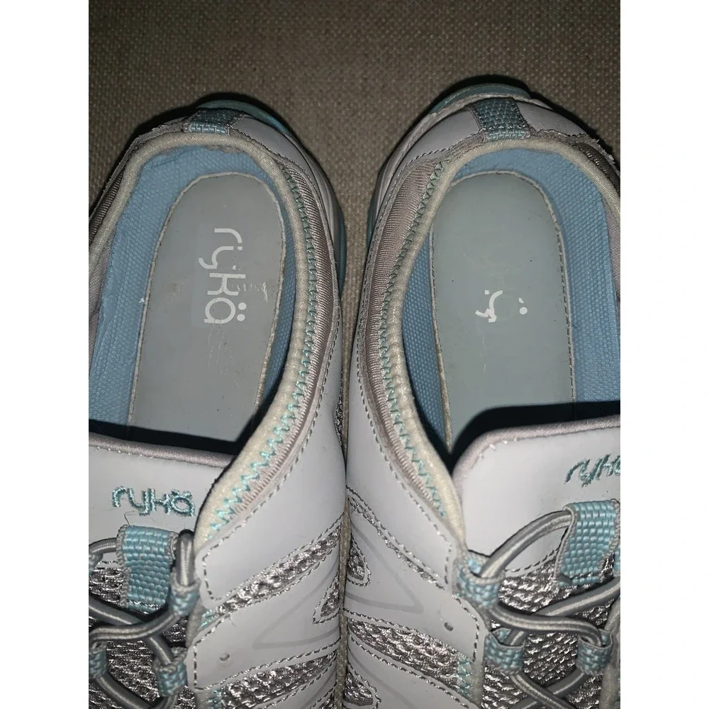 Ryka Womens Shoes 7 Tangie Gray White‎ Blue